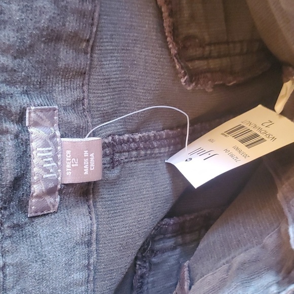 J. Jill Stretch Washed Walnut Corduroy Cargo Sz. 12 Skirt - Picture 6 of 11